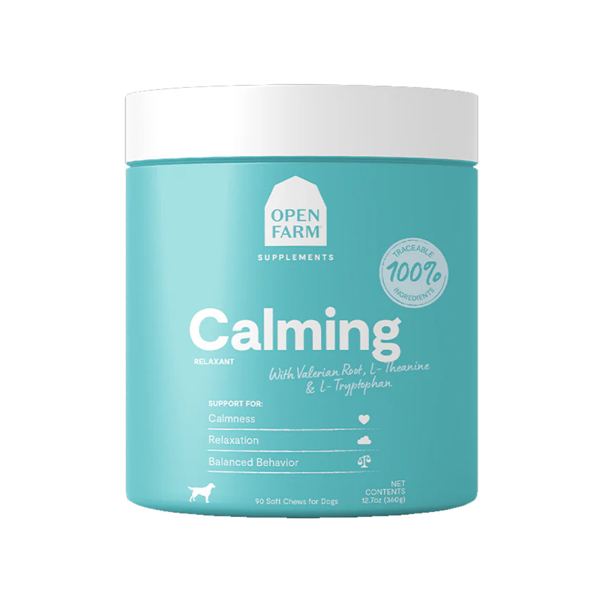 Open Farm Calming Chews Supplement for Dogs 360g