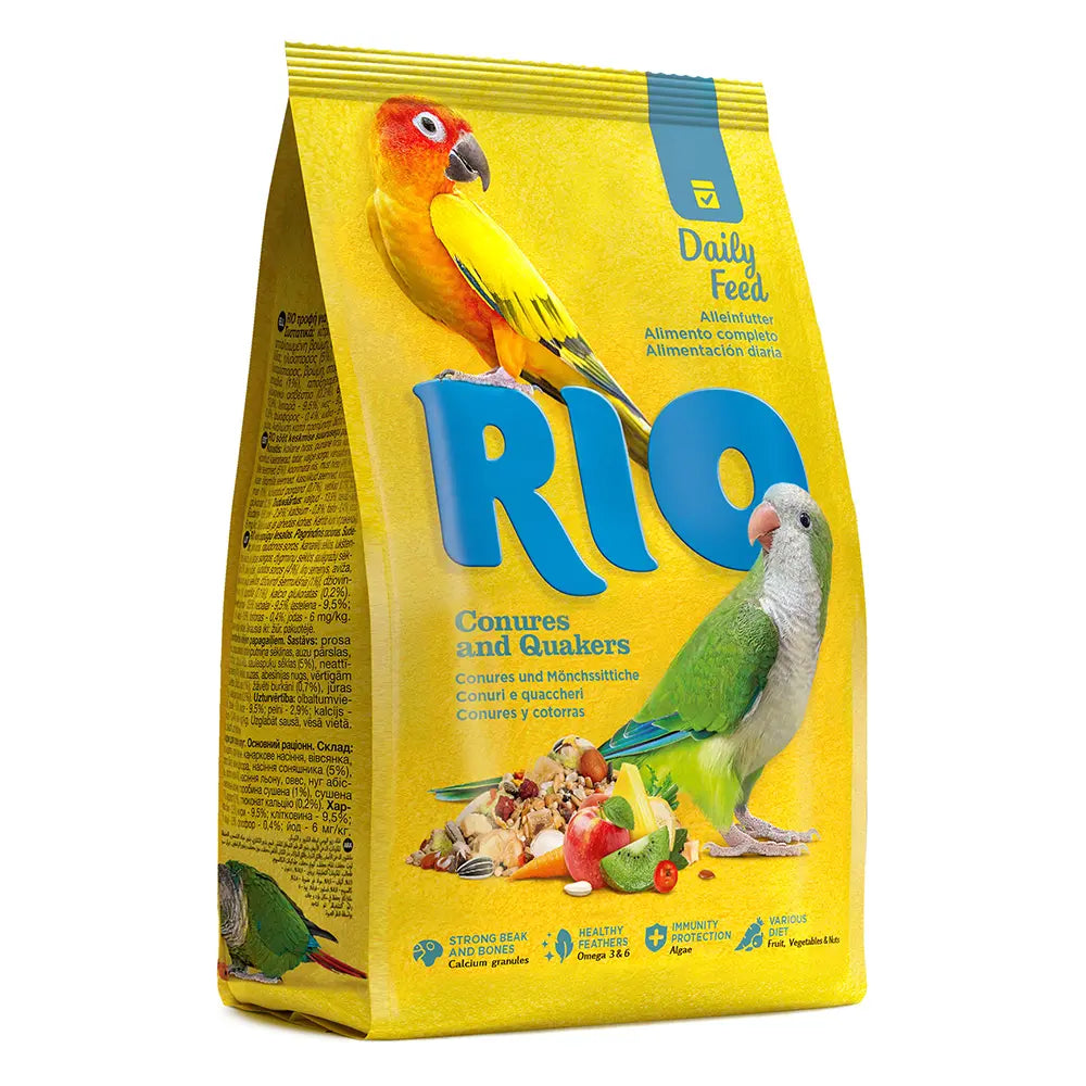 RIO DAILY FOOD FOR CONURES AND QUAKERS 1KG