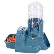 EATING AND DRINKING PLACE HAMSTER HAMTARO BLUE 124ML 15.5x11.5x17CM
