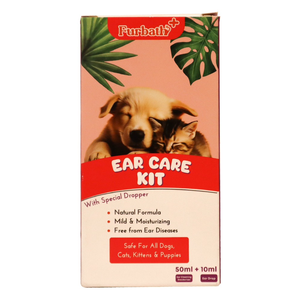 Furbath+ Ear Care Kit for Dogs and Cats – 50ml + 10ml