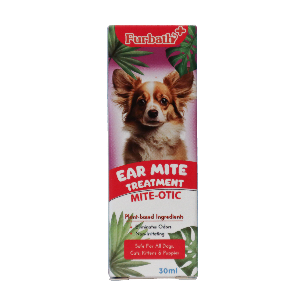 Furbath+ Ear Mite Treatment for Dogs and Cats – 30ml