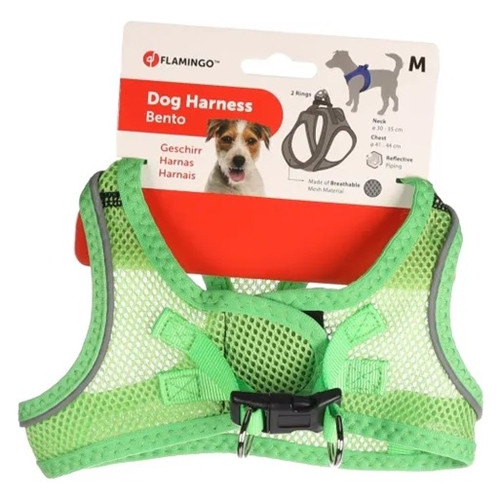 Dog Harness Step&Go Bento Green M 30-35cm 41-44cm