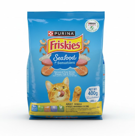 Nestle Friskies Seafood Sensations Cat Dry Food 400g
