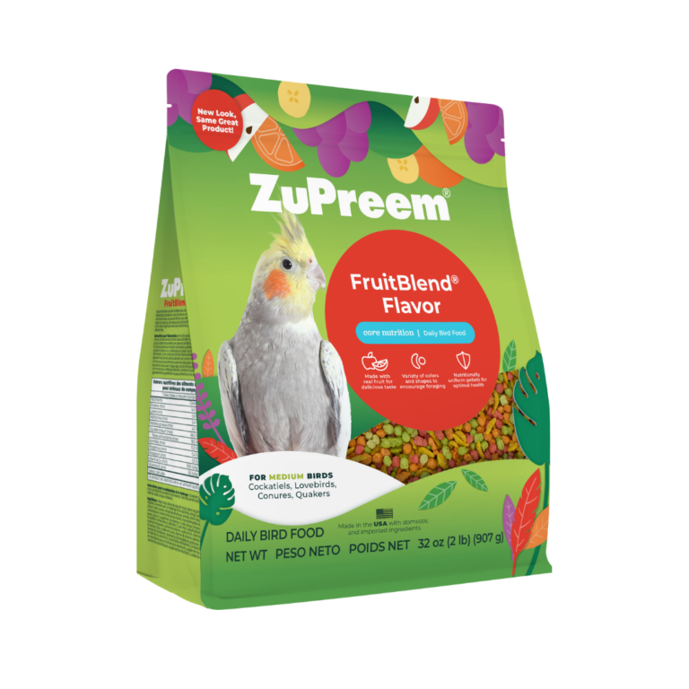 Zupreem FruitBlend Flavor for Medium Size Birds 2 lbs (0.91 kg)