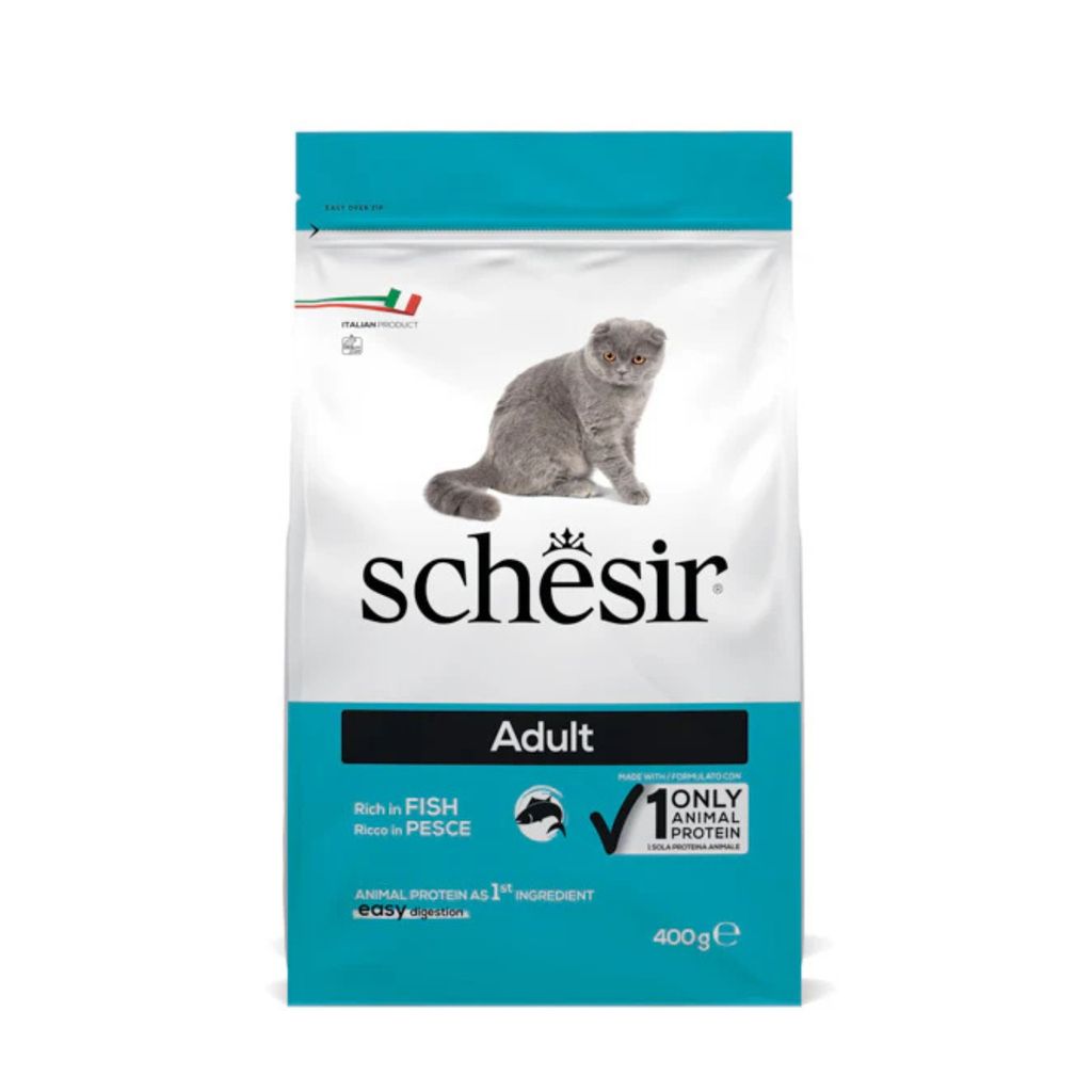 Schesir Cat Dry Food Maintenance with Fish – Adult 400g