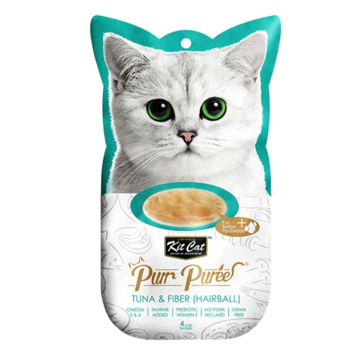 Kit Cat Purr Puree Tuna & Fiber (Hairball)