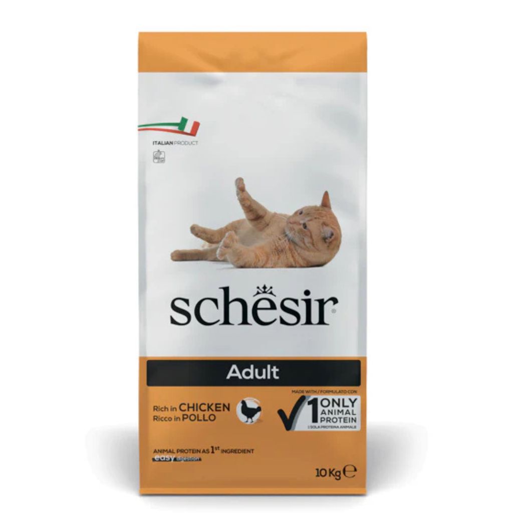 Schesir Cat Dry Food Maintenance with Chicken – Adult 10kg