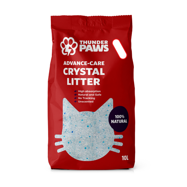 Thunder Paws Advance Care Crystal Cat Litter 10L