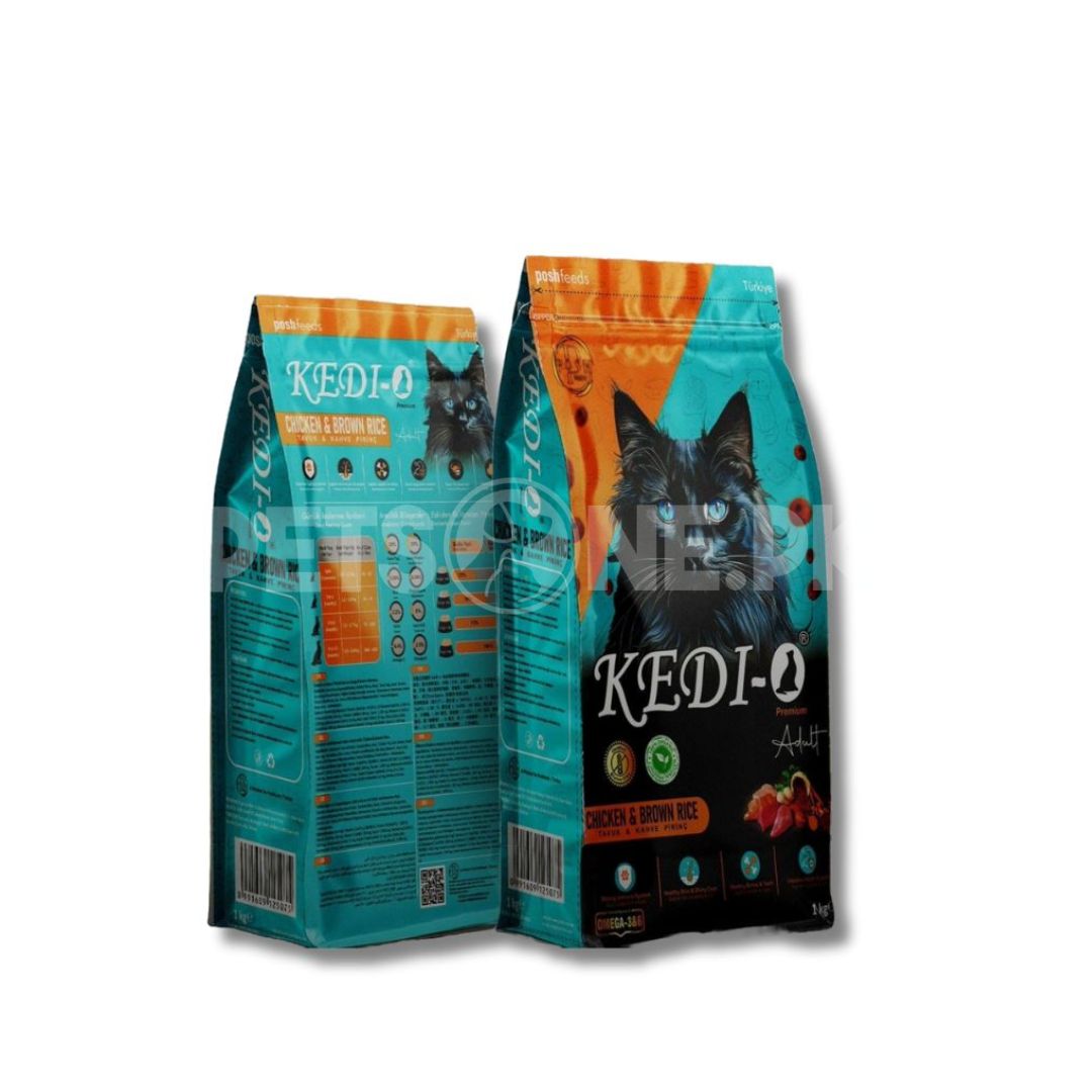 KEDI-O Premium Adult Cat Food Chicken And Rice