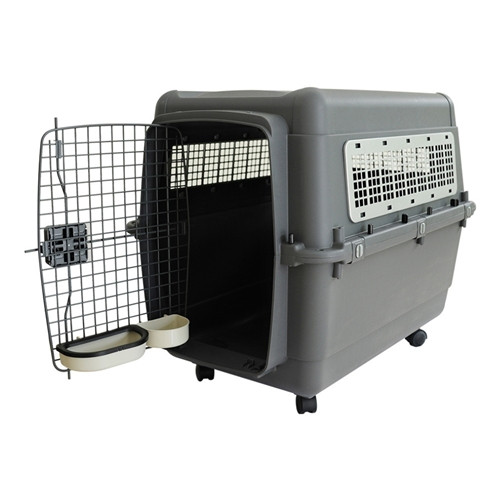 Pet Mode Plastic Transporter 80x56x60cm With Wheels [HC032-L80]-IATA Approved