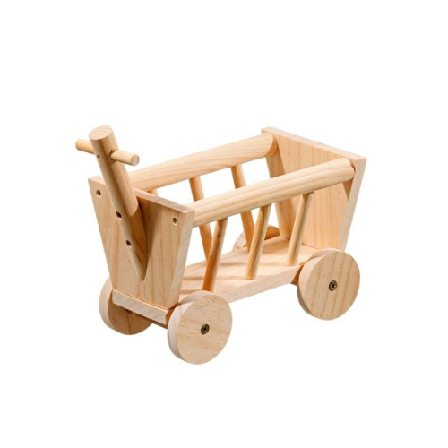 NATURE WOOD MANGER HANDCART 20CM - D1
