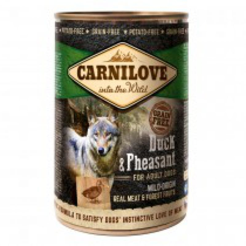 CARNILOVE DUCK&PHEA ADULT DOG 400G