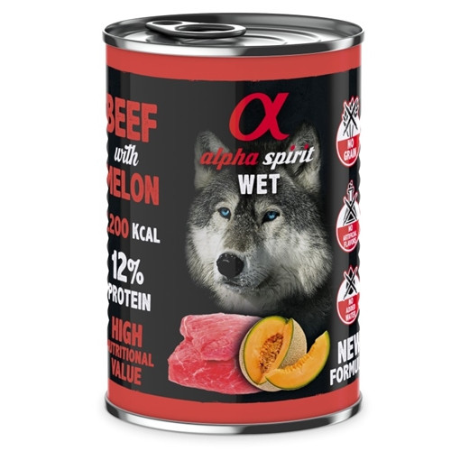 Canned Dog Food Beef With Melon 400 g