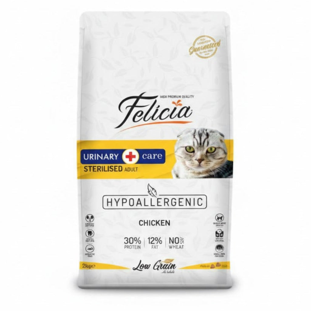 Felicia Urinary Sterilized Cat Food with Chicken 2 Kg