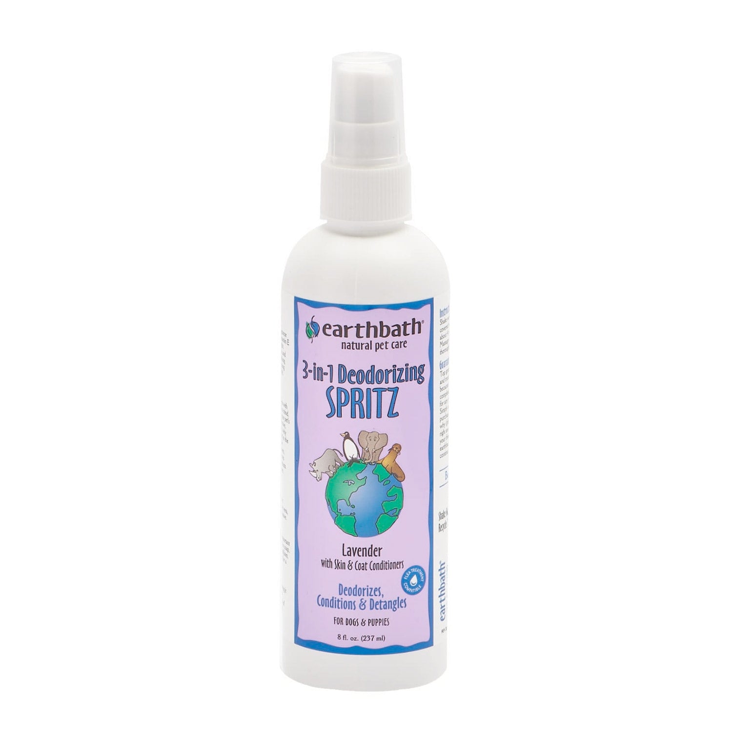 EarthBath 3-in-1 Deodorizing Spritz Lavender 8oz