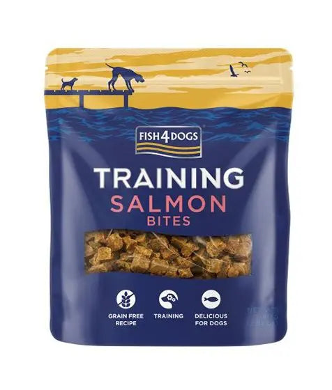 FISH4DOG TRAINING SALMON BITES DOG TREATS 80G
