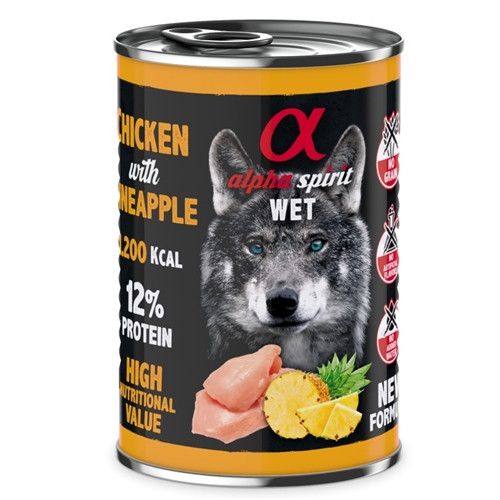 Canned Dog Food Chicken With Pineapple 400 g
