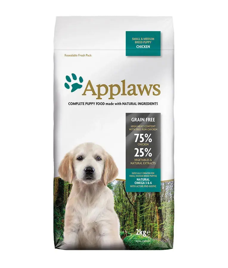APPLAWS CHICKEN WITH LAMB SMALL & MEDIUM BREED ADULT DRY PUPPY FOOD