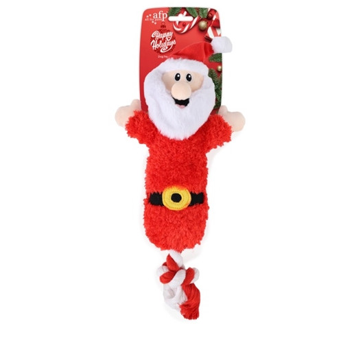 Merry Tug & Fetch Santa
