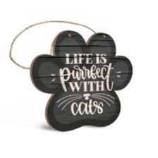 Dog Welcome Sign For Front Door With Wooden Door Signs