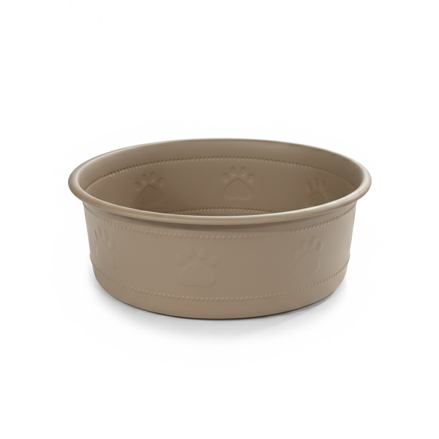 Premium Bowl Paw Embossed – Brown