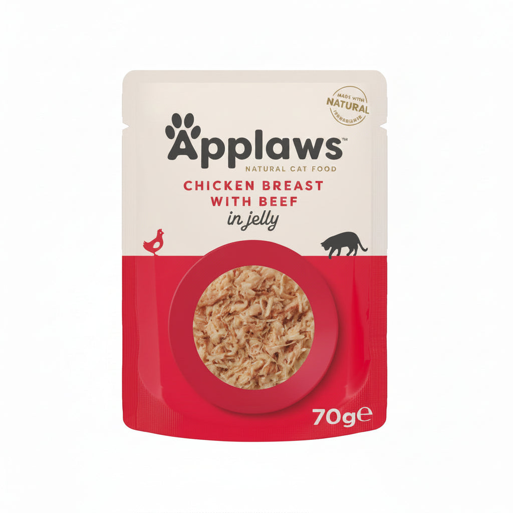 Applaws Chicken with Beef in Jelly Adult Wet Cat Food 70g