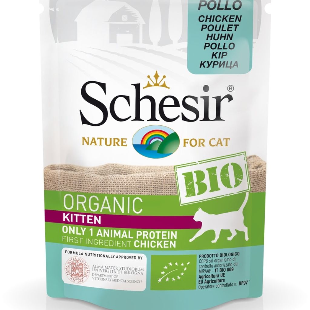 Schesir Kitten Bio Chicken Wet Food 85g Pouch