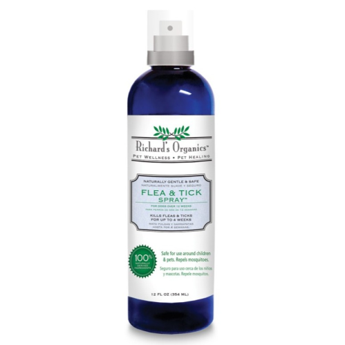 Synergy Labs Richard Organic Flea & Tick Spray - Dog 354ml