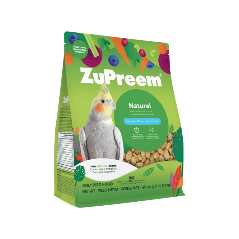 Zupreem Natural Avian Diet for Cockatiels 2.5 lbs (1.13 kg)