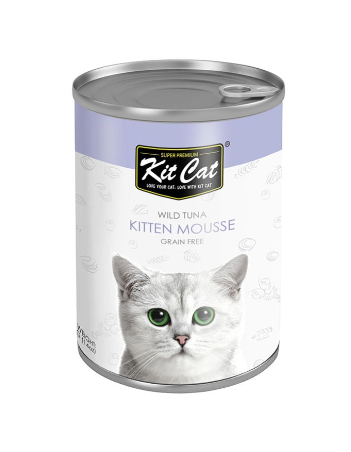 Kit Cat Wild Tuna Mousse for Kittens 400g | Healthy Wet Cat Food