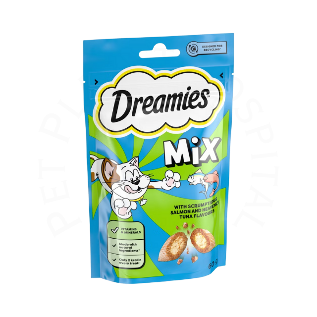 Dreamies Cat Biscuits With Salmon & Tuna Treats