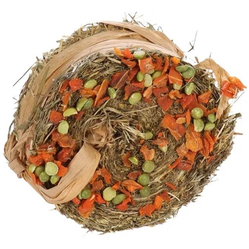 HAY ROLL DONUT PEA/CARROT 65GR