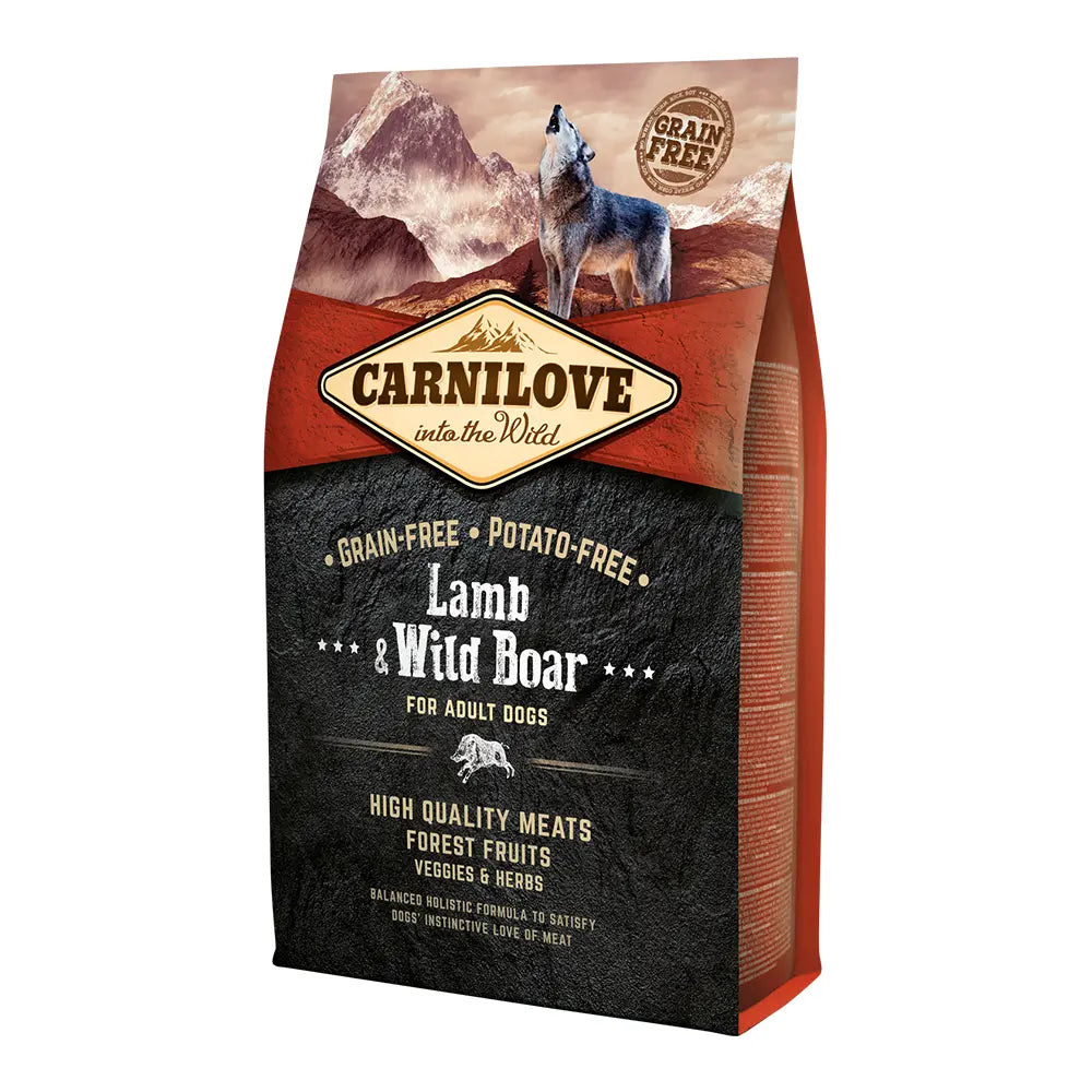 CARNILOVE LAMB & WILD BOAR FOR ADULT DOGS