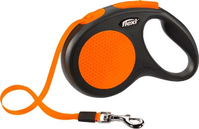 FLEXI NEW NEON TAPE BLK/ORA 5M 25KG
