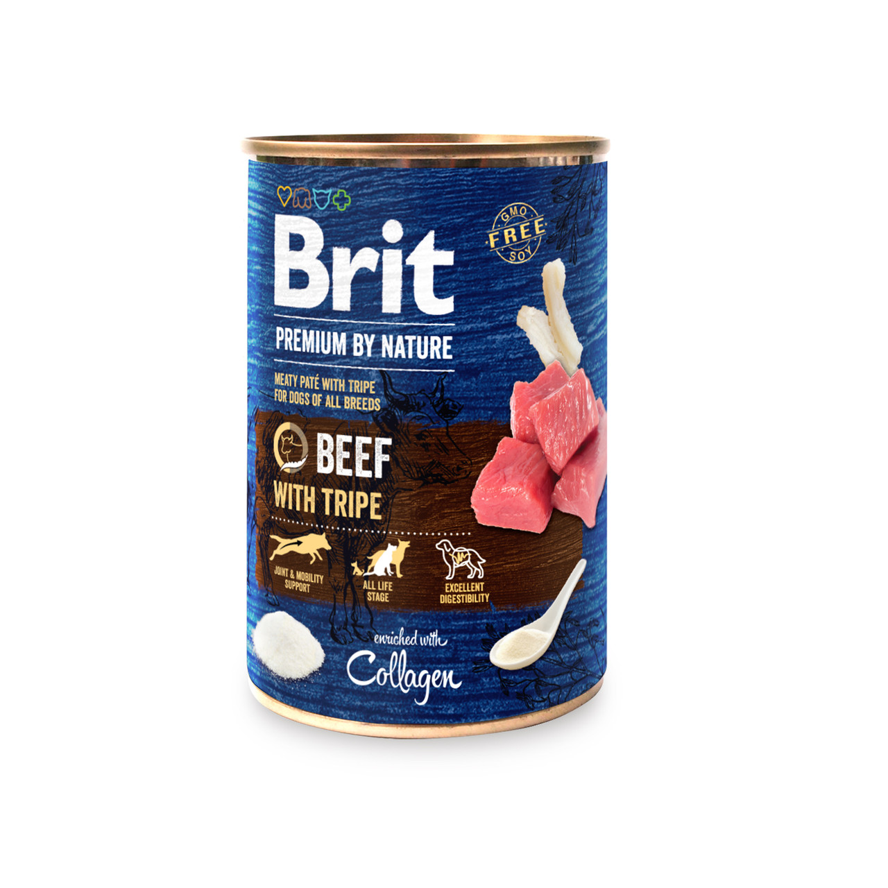 Brit Premium by Nature: Beef with Tripes 400 g (NP)