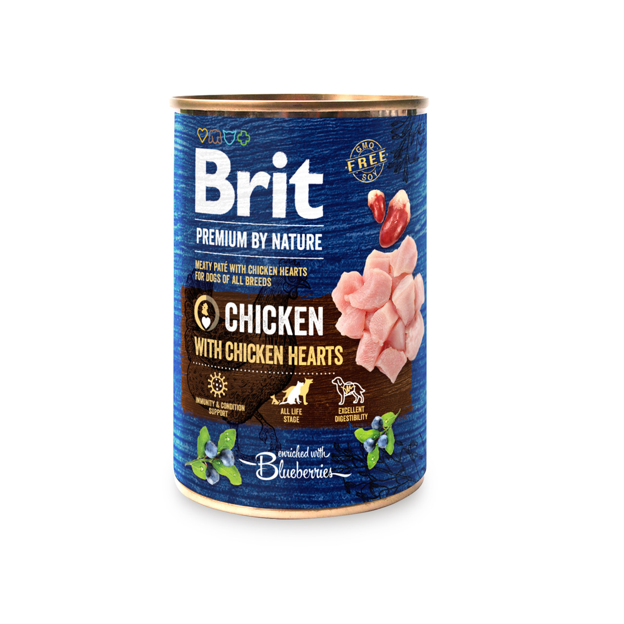 Brit Premium by Nature: Chicken with Hearts 400G (NP)