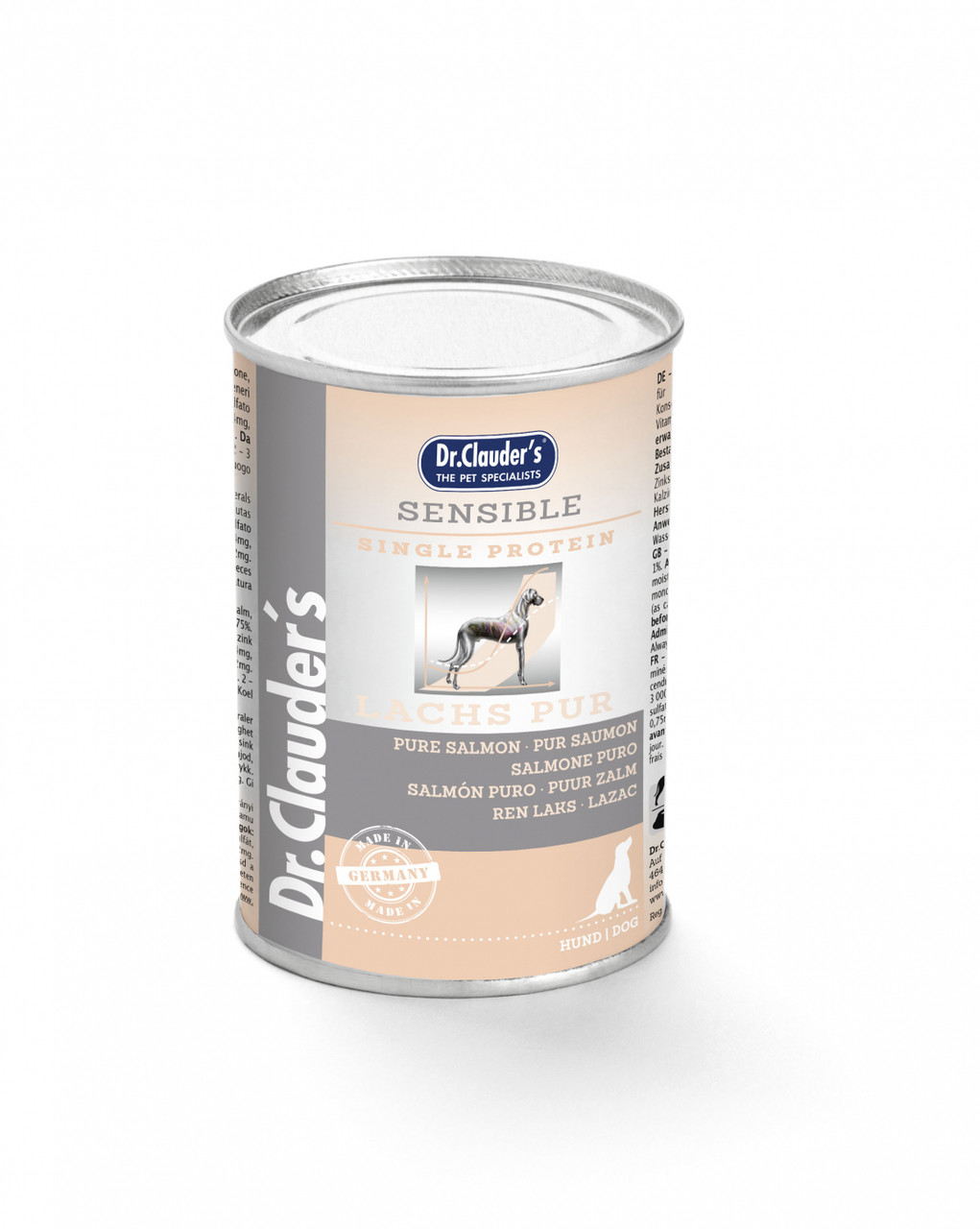 Dr Clauder Dog Wet Diet Sensible Pure Salmon 375g
