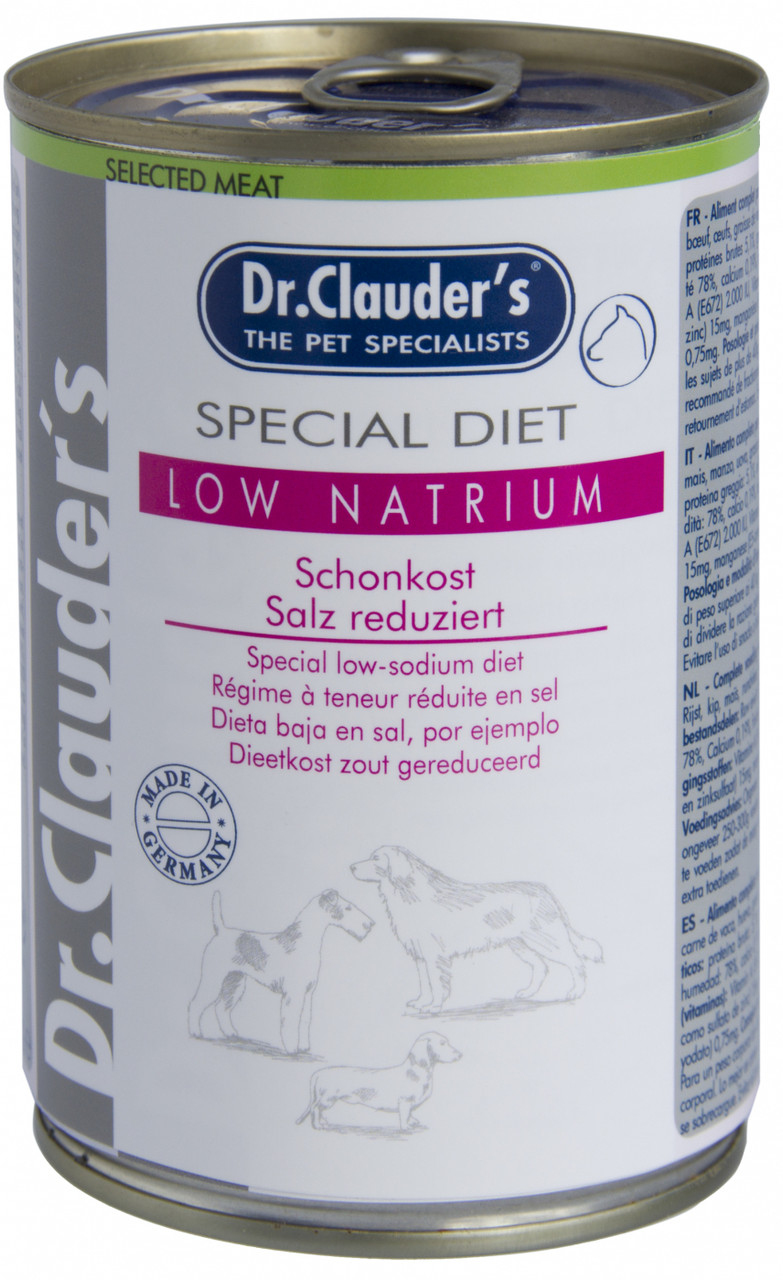Dr Clauder Dog Selected Meat Low Natrium 400g