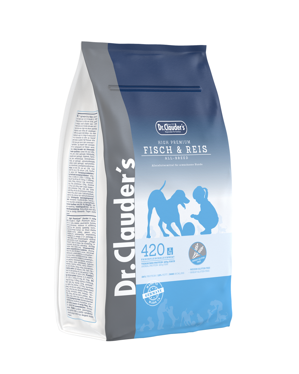 Dr Clauder Dog High Premium Fish & Rice 1Kg