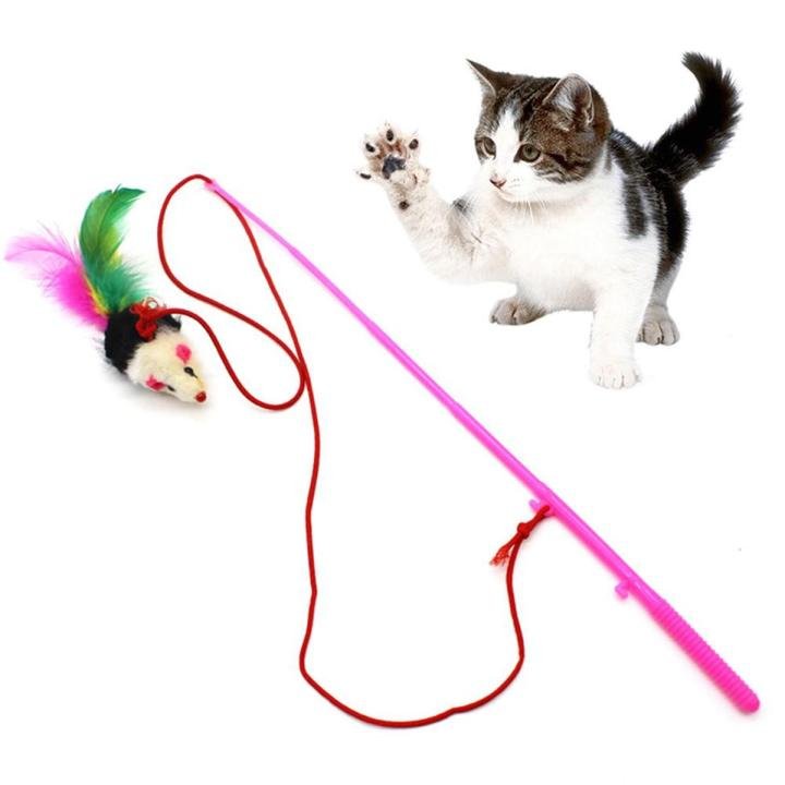 Imported Mouse Stick – Cat Teaser