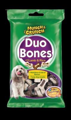 Munch &amp; Crunch Duo Bones lamb n rice 140gm tr039j
