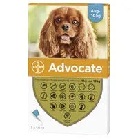 Advocate Spot-On Solution for Medium Dogs 4-10kg 1.0ml