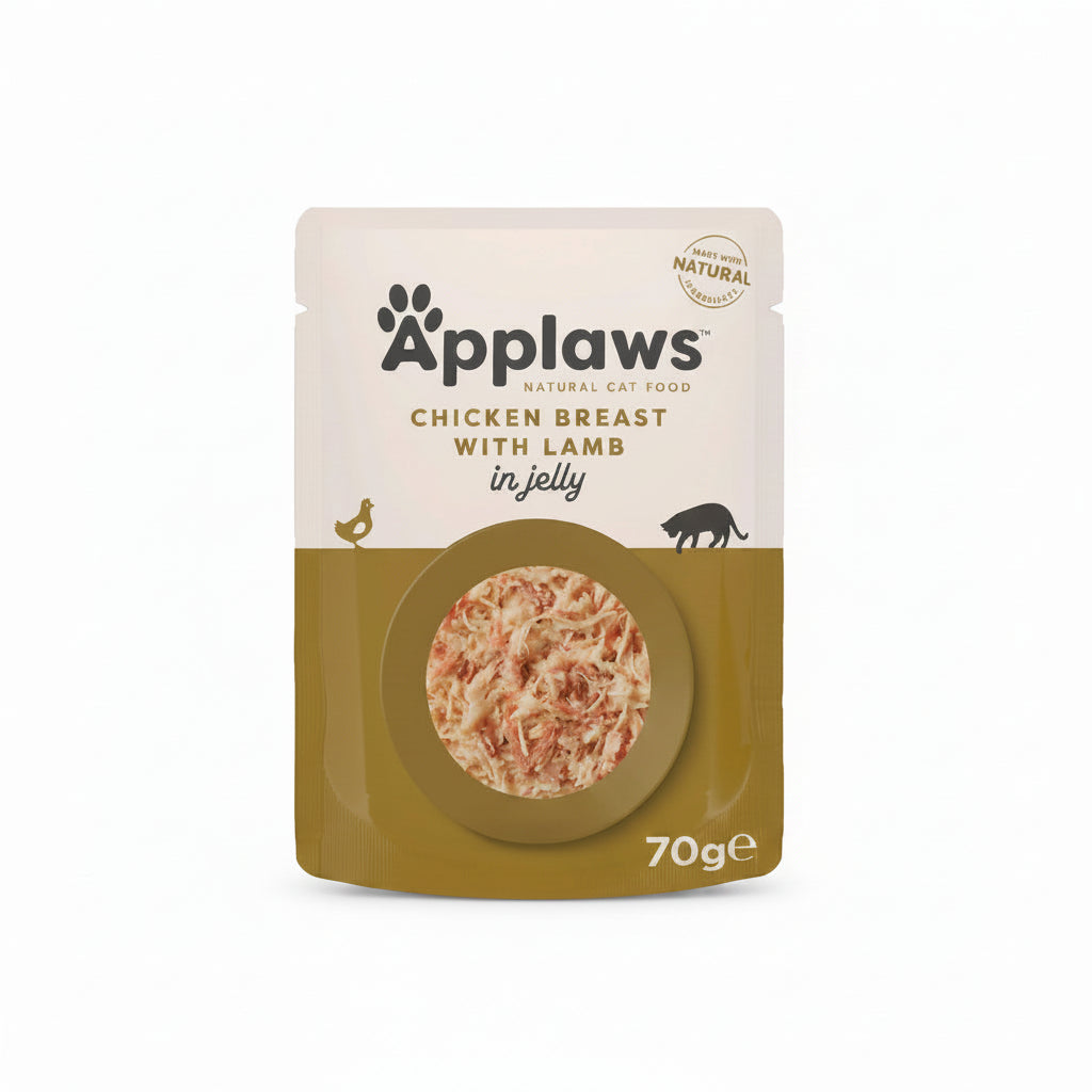 Applaws Chicken with Lamb in Jelly Adult Wet Cat Food 70g