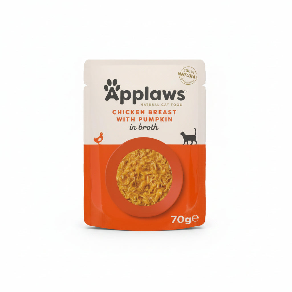 Applaws Chicken with Pumpkin in Broth Wet Cat Food 70g