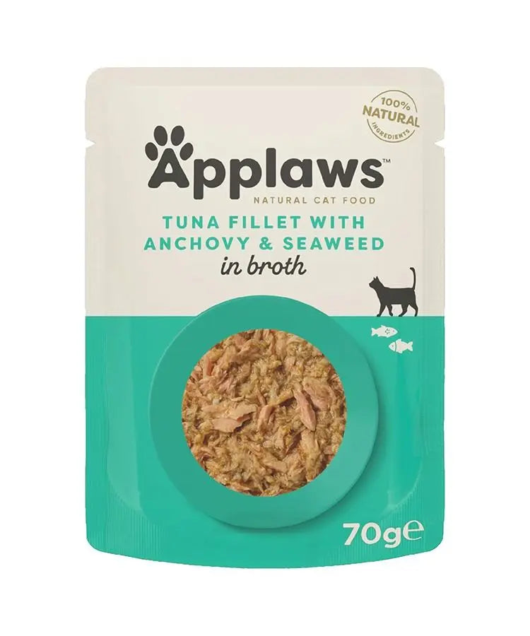 APPLAWS IN BROTH WET CAT FOOD 70G POUCH
