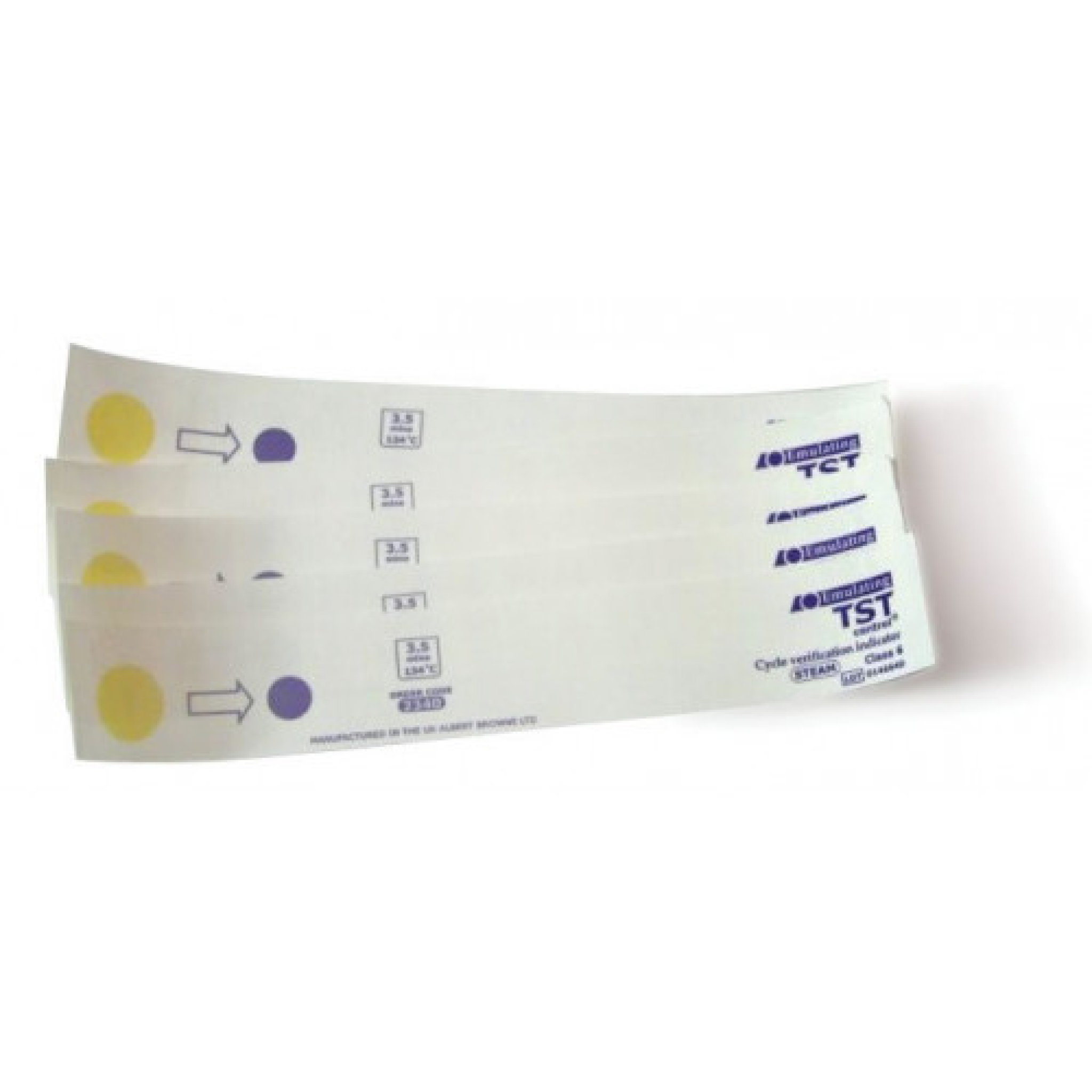 TST Control Indicator Strips - 3.5 mins at 134C