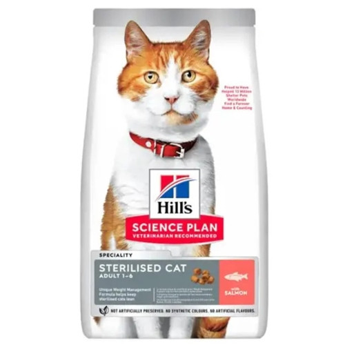 Hill's Science Plan Dry Food for Sterilised Adult Cats With Salmon 1.5KG