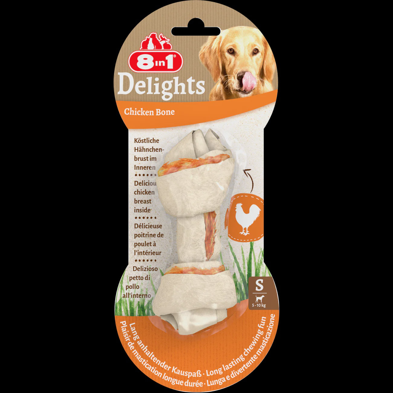 8in1 Delights Chicken Bones S