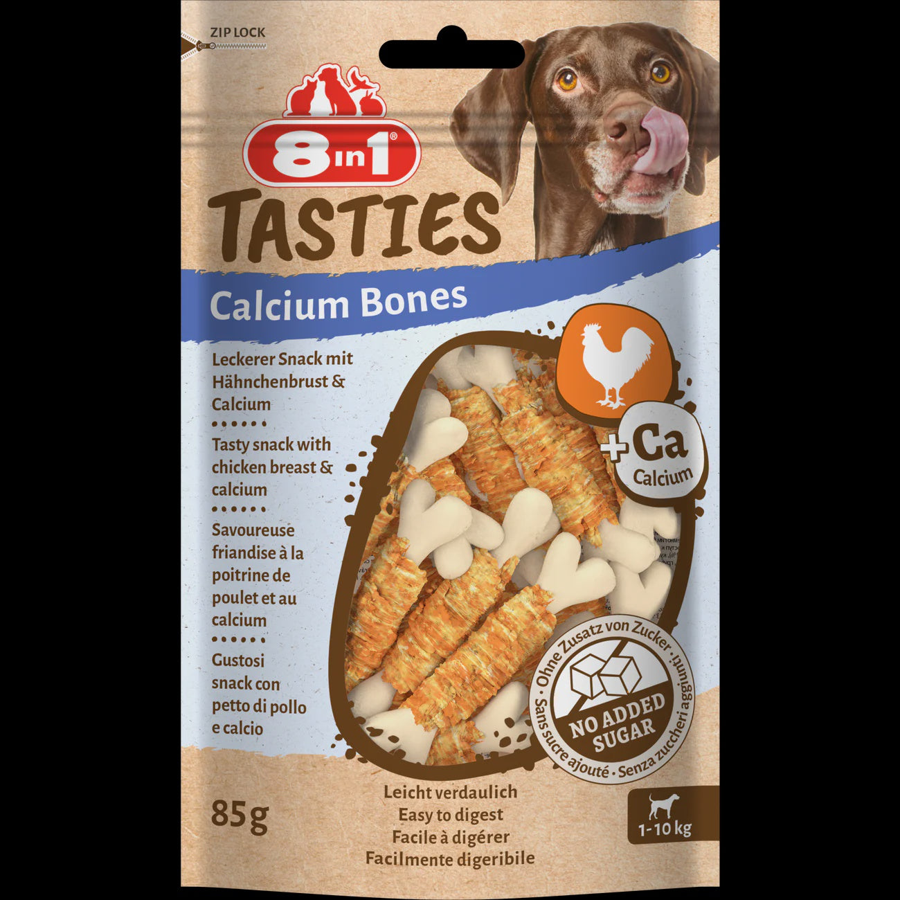 8in1 Tasties Calcium Bones 85g