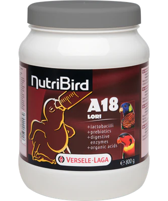 Versele Laga Nutribird A18 Hand-rearing food for lories 800G